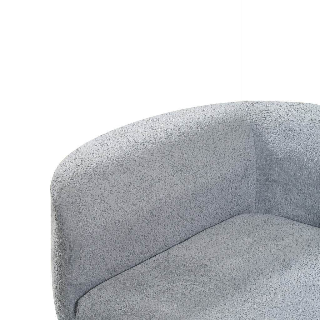 116' Modern Curved Sectional Sofa for Living Room