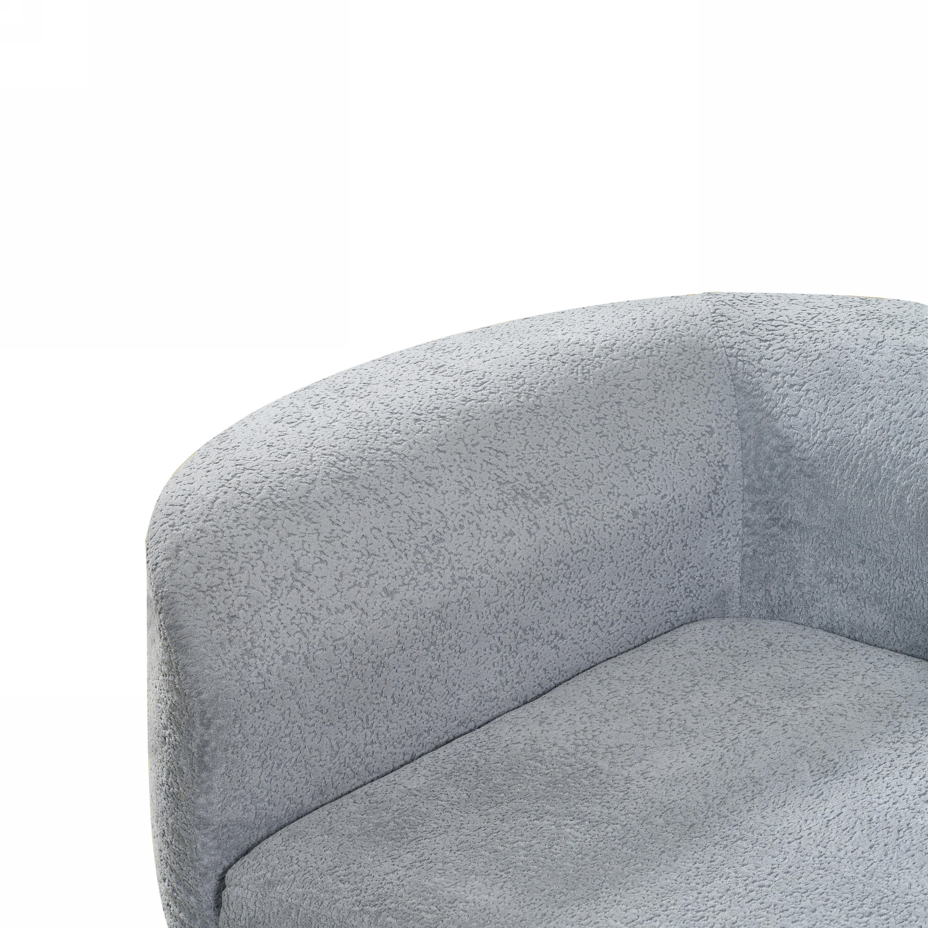 116' Modern Curved Sectional Sofa for Living Room