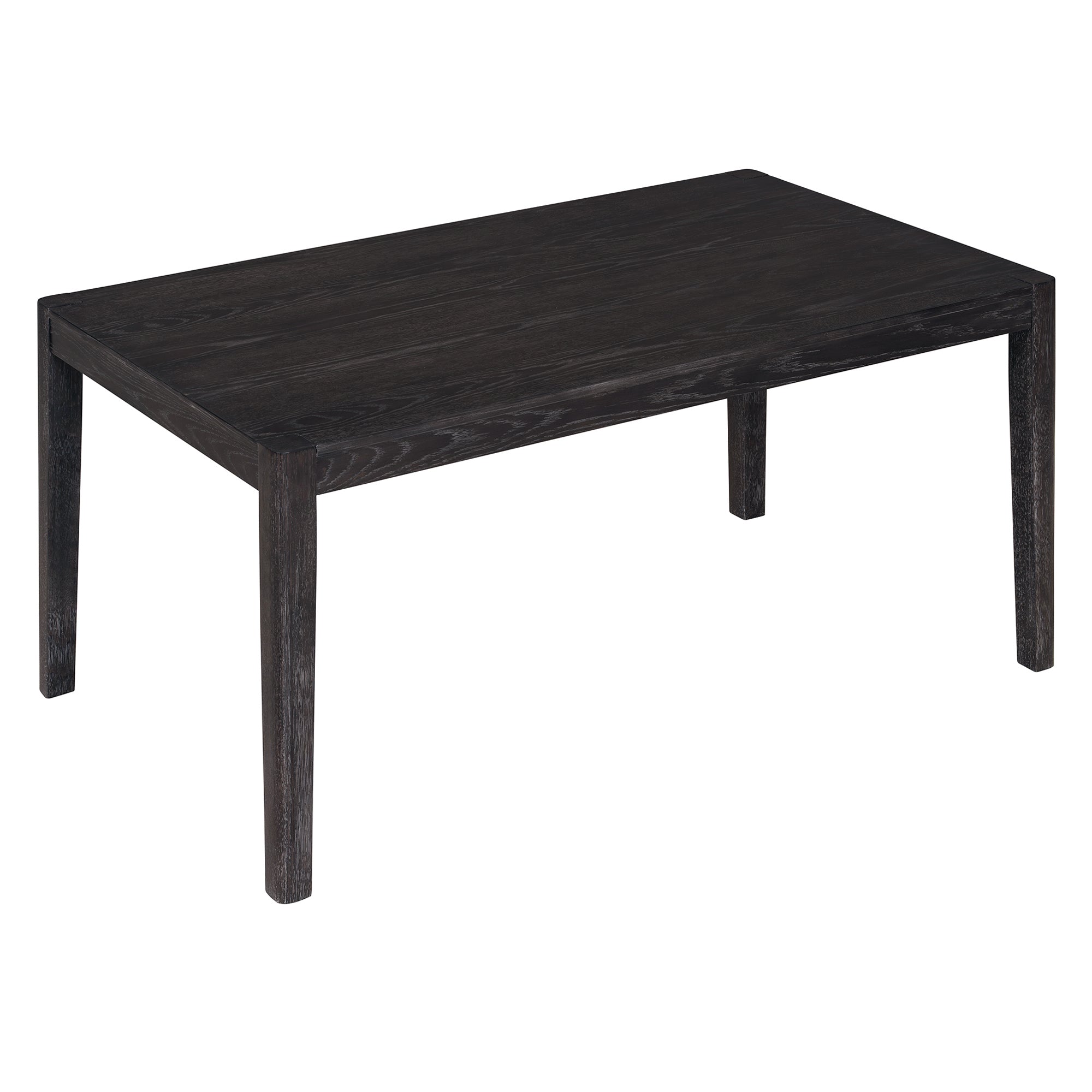 7-Piece Retro Rectangular Wood Dining Table Set