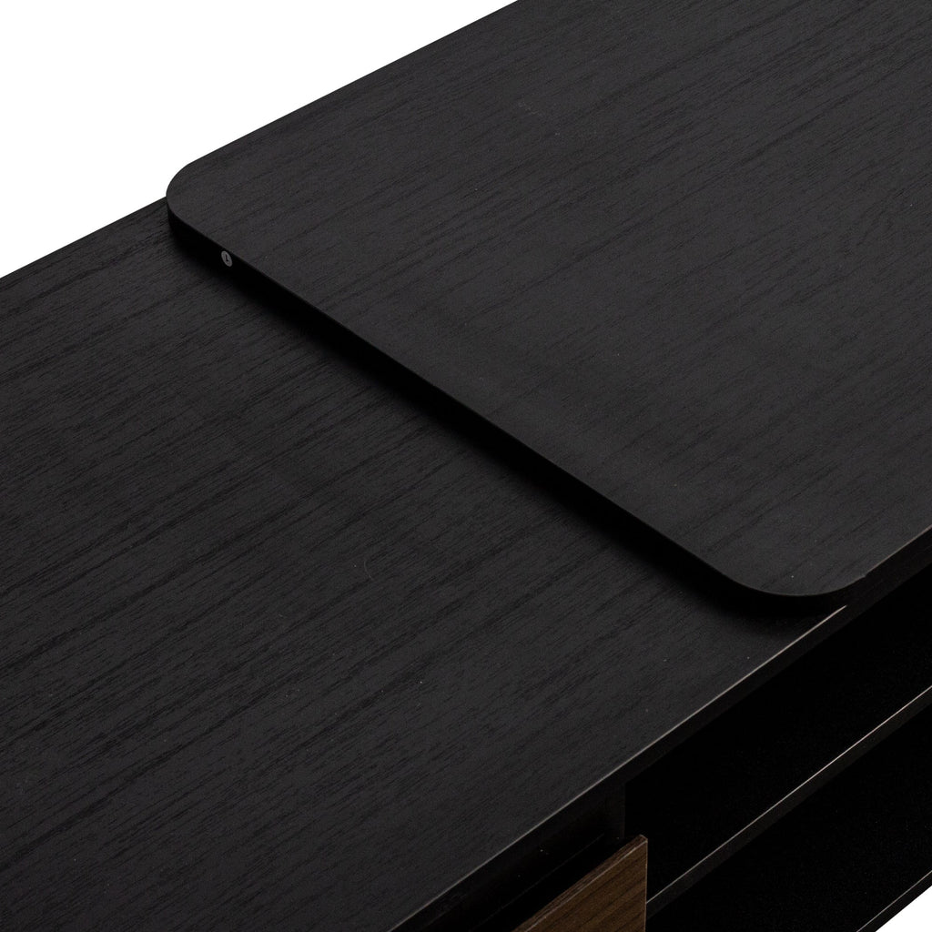 Extendable Length Adjustable Wood Coffee Table