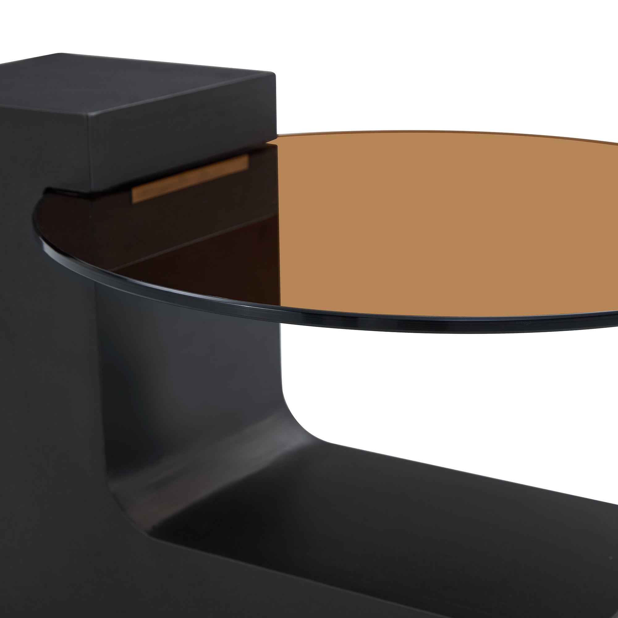 Modern Simple Double-Layer Round Coffee Table