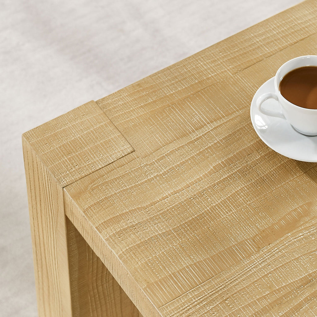 Modern 2 Tier Rectangle Coffee Table Set