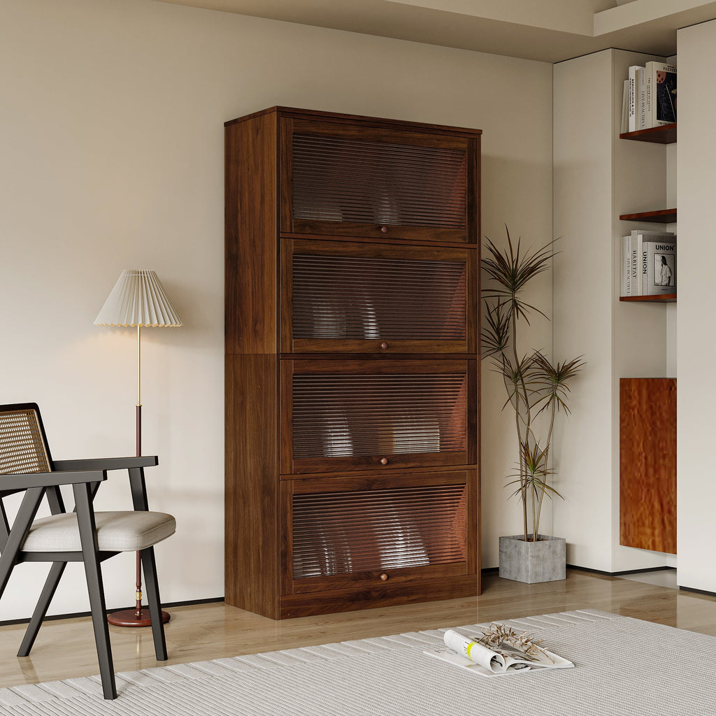 Contemporary Closed Back Glass Doors