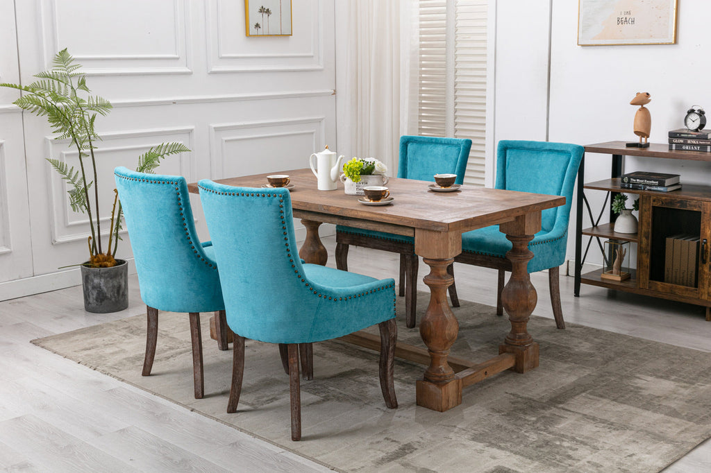 Ultra Side Thickened Fabric Dining Chair (Set of 2)