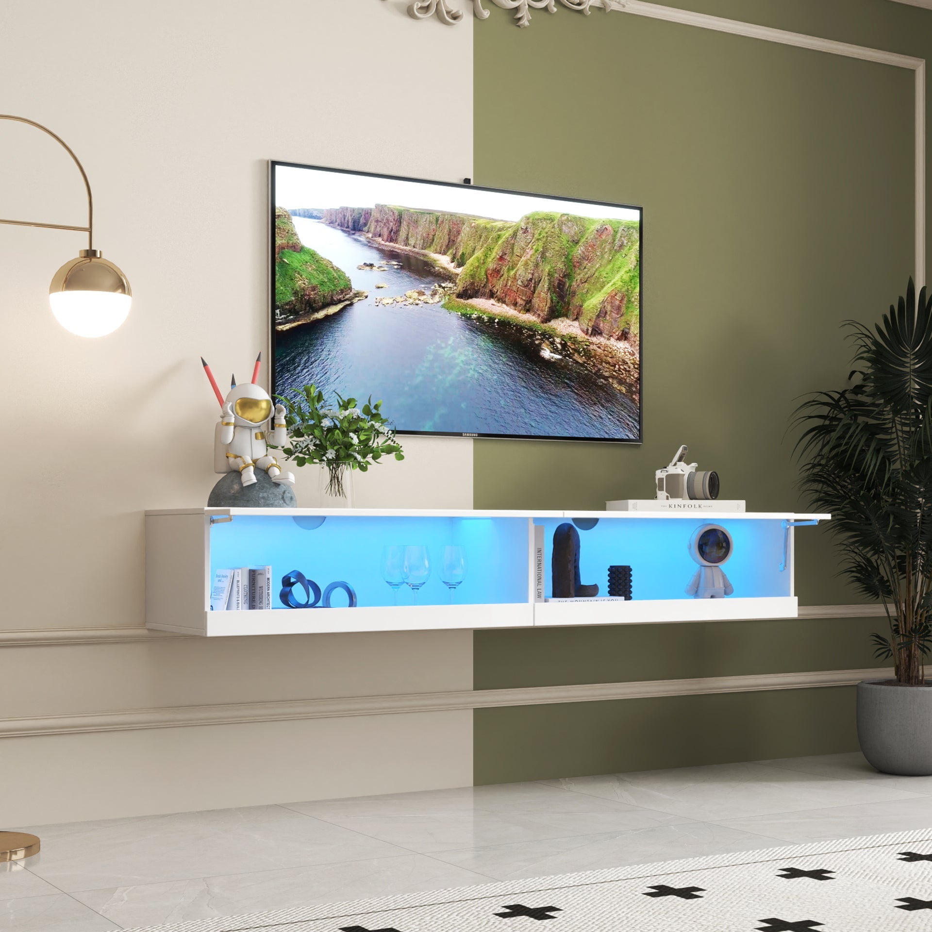 Wall Mounted Floating TV Stand