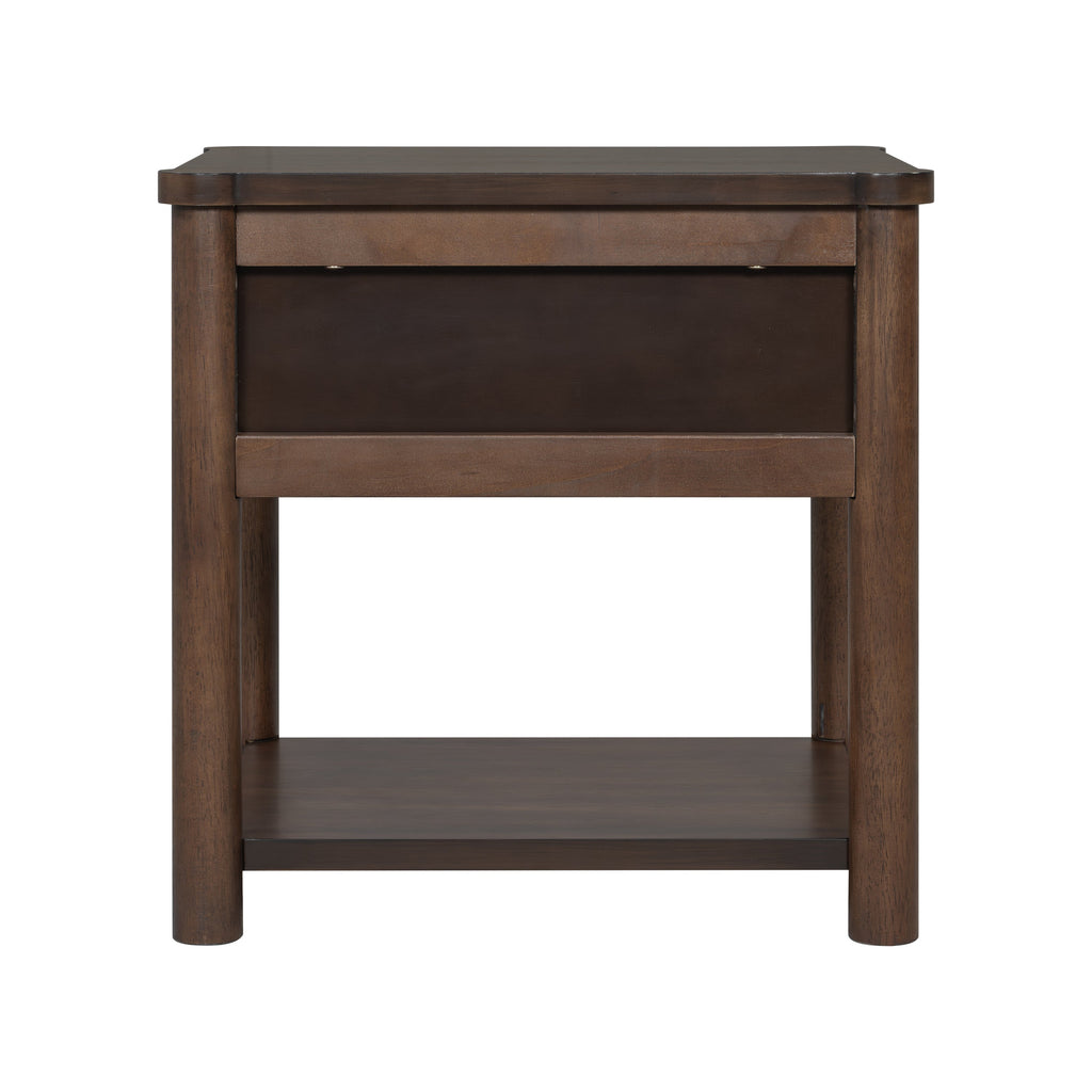 Modern King Bed Frame Set with 2 Nightstands