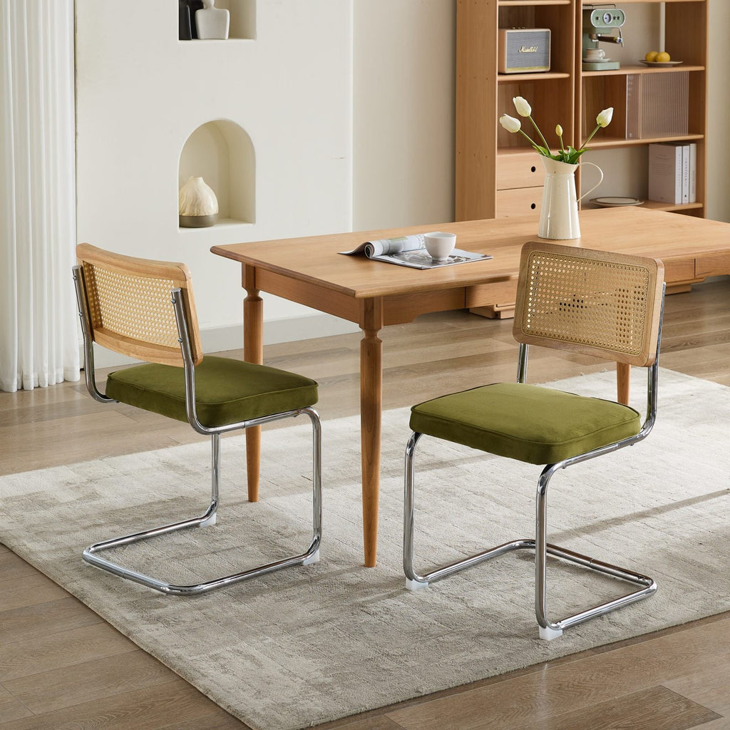 Mid Century Modern Dining Chairs (Set of 2)