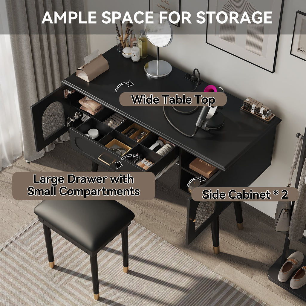 Modern Elegant Vanity with Organizer