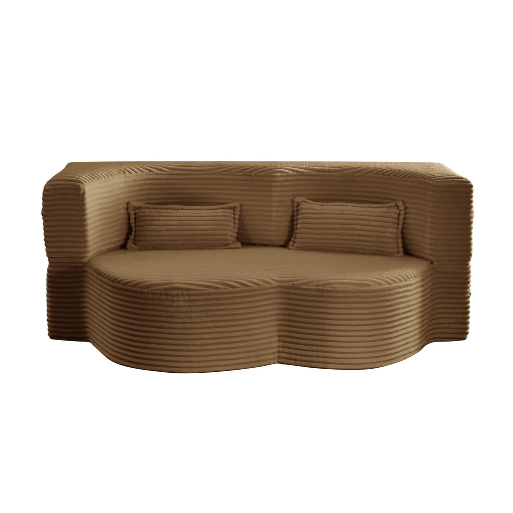 Full Size Convertible Floor Sleeper Sofa Bed