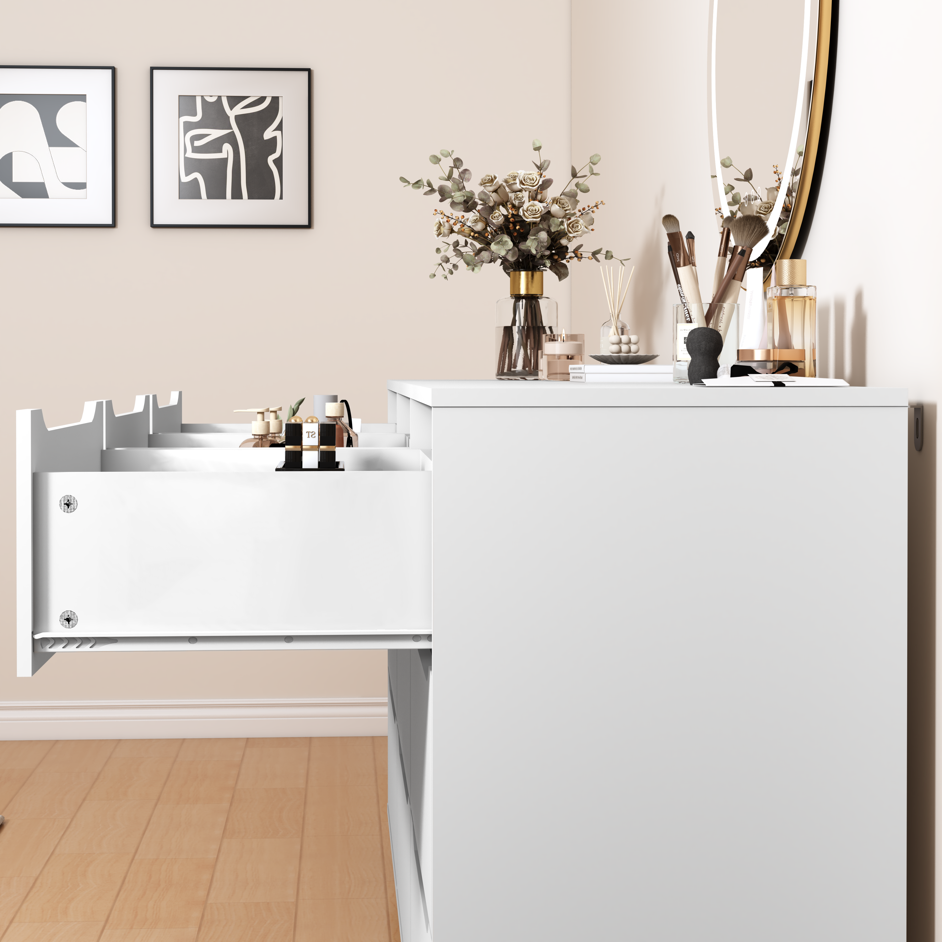 9 Drawer Dresser for Bedroom with Deep Drawers