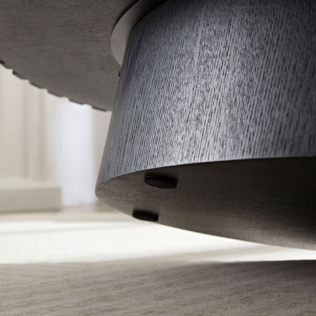 Modern MDF Handcraft Oval Coffee Table
