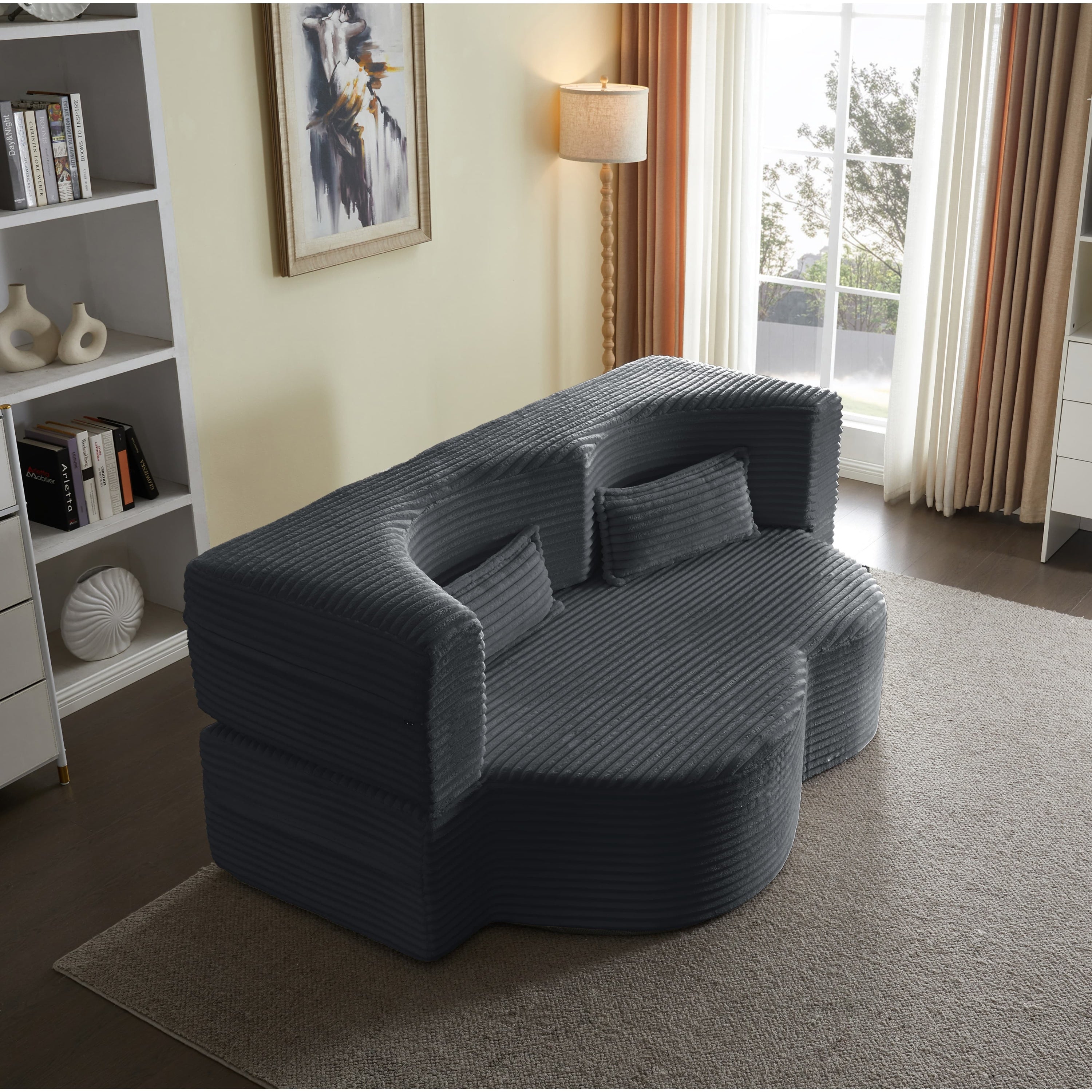 Full Size Convertible Floor Sleeper Sofa Bed