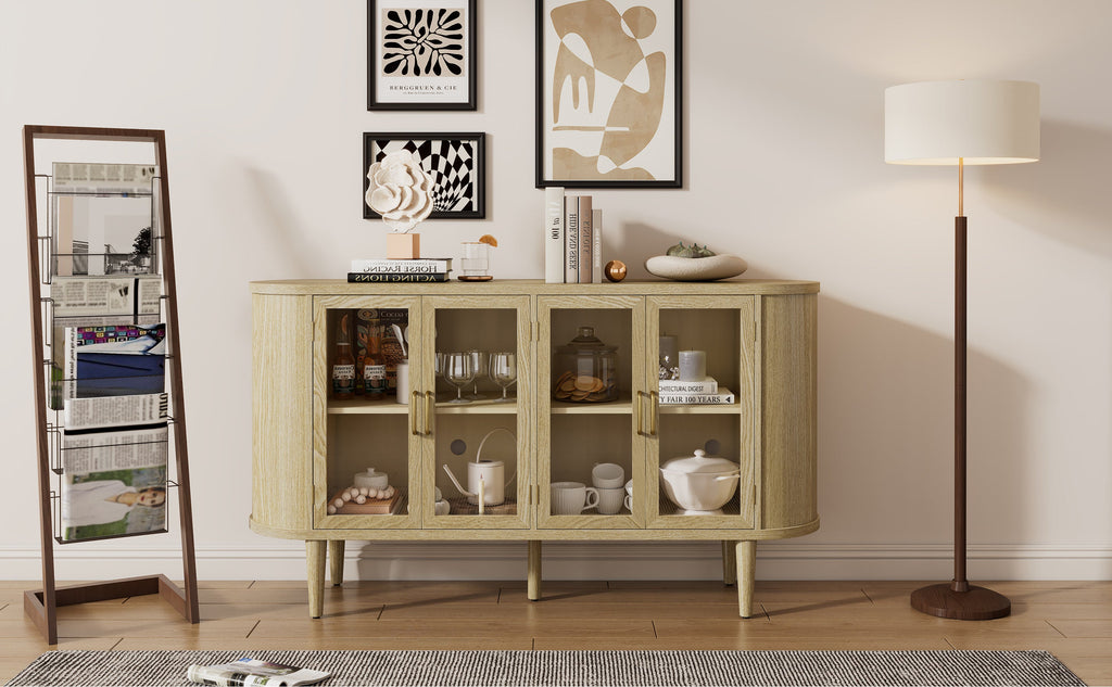 Farmhouse Sideboard Cabinet with Storage