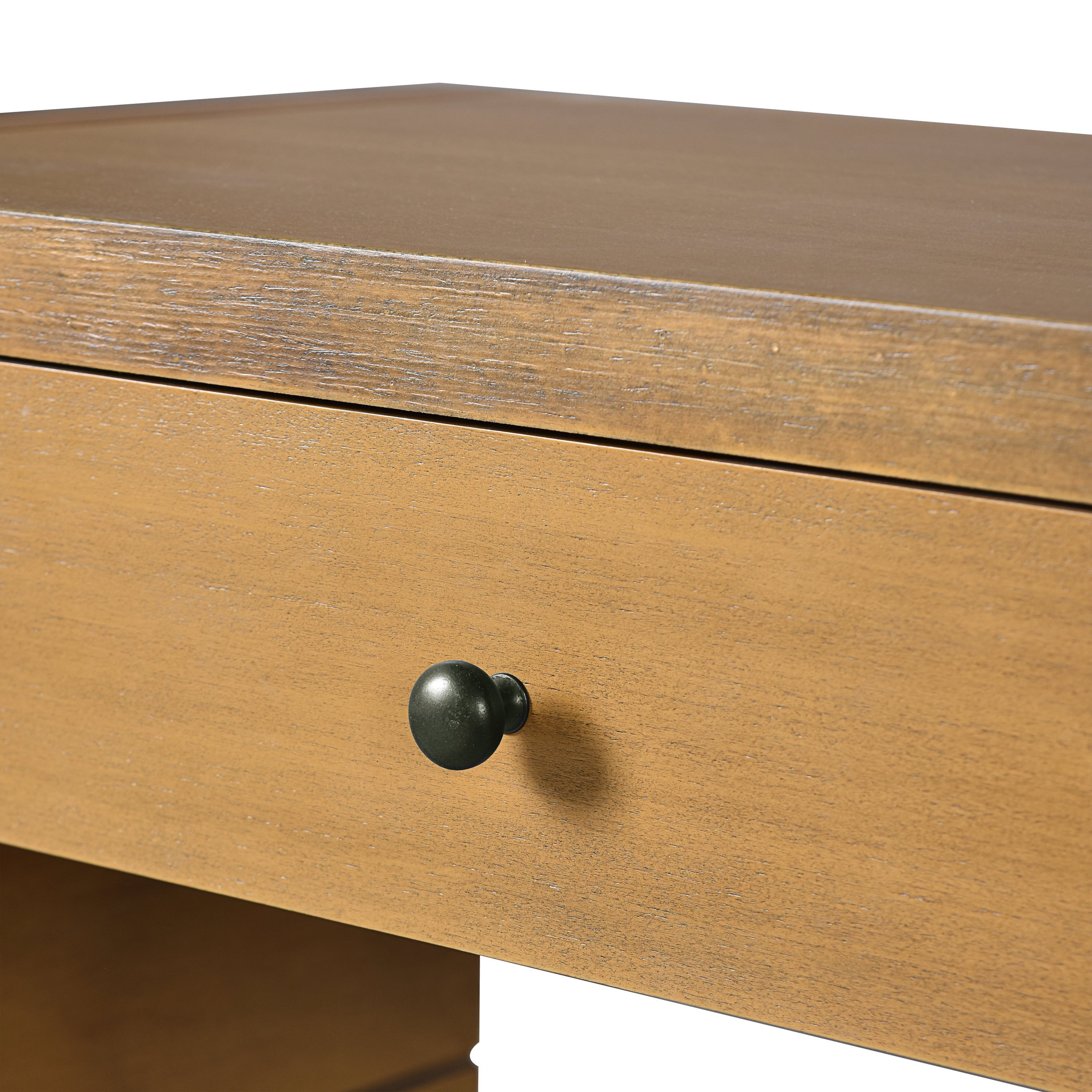 Wooden Entryway Table with 2 Drawers