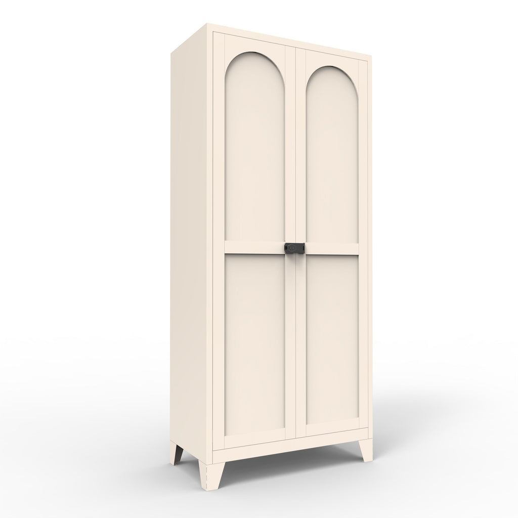 71'' 2 Shapely Doors Cabinet with Lock