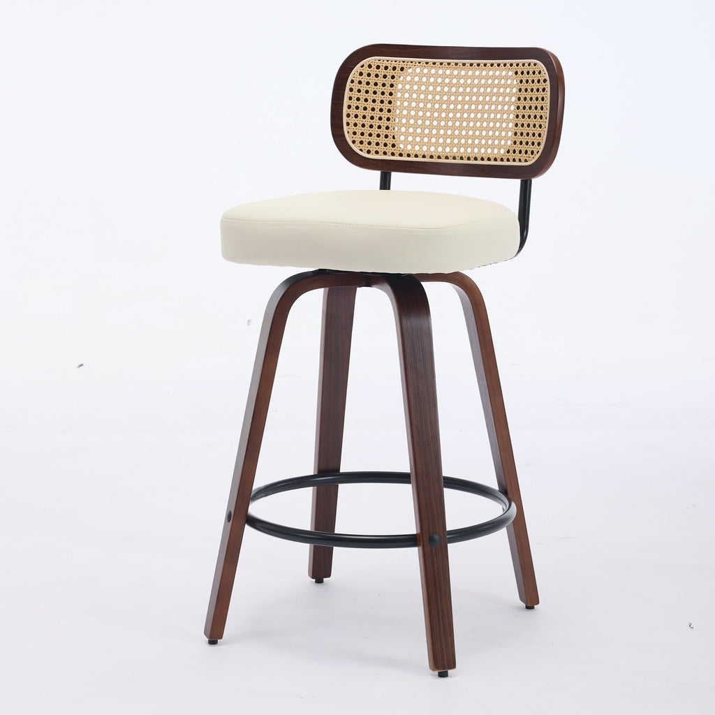 2Pcs Counter Height Bar Stools