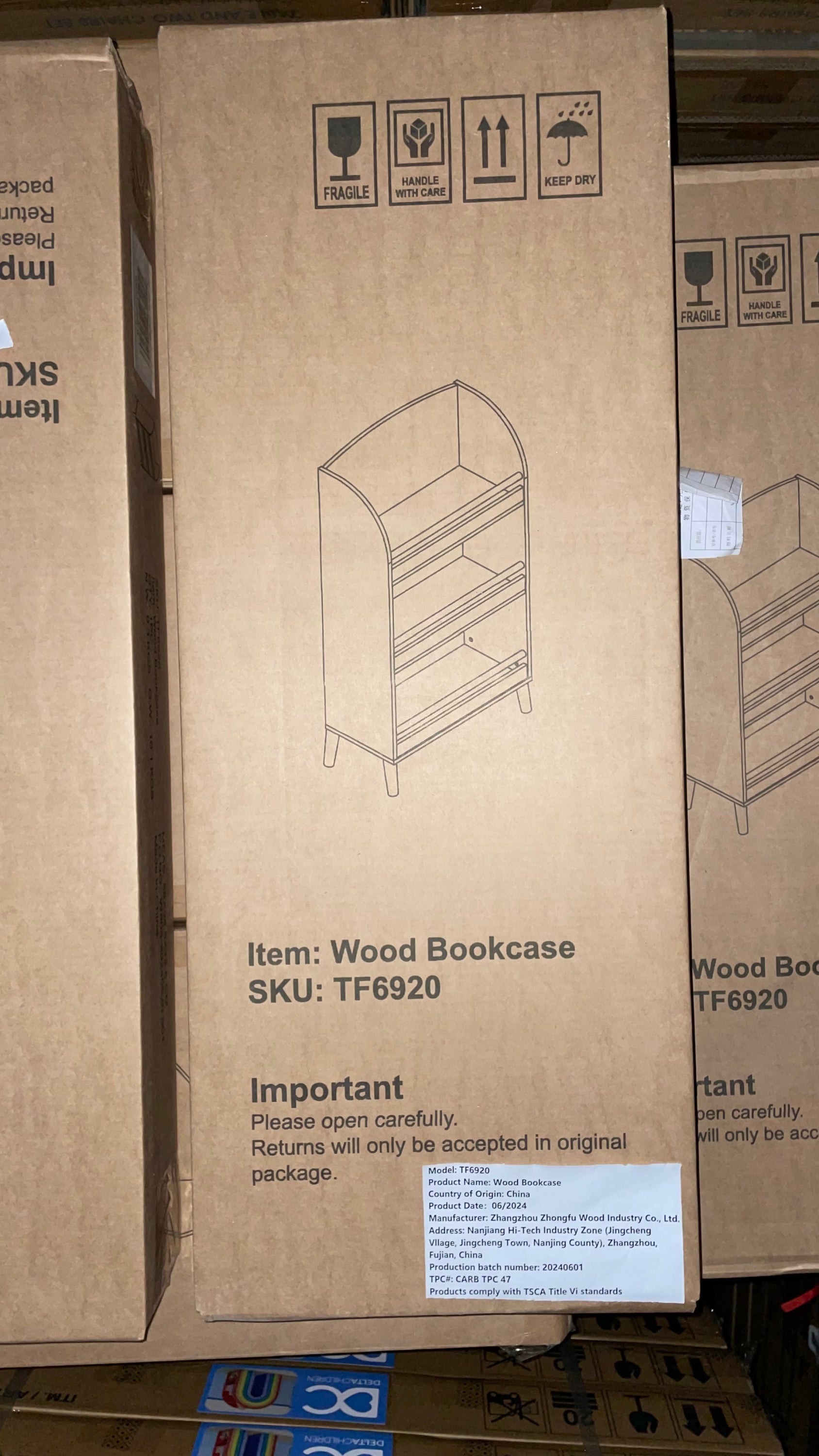 Kids 3-Tier Toy Storage Cabinet