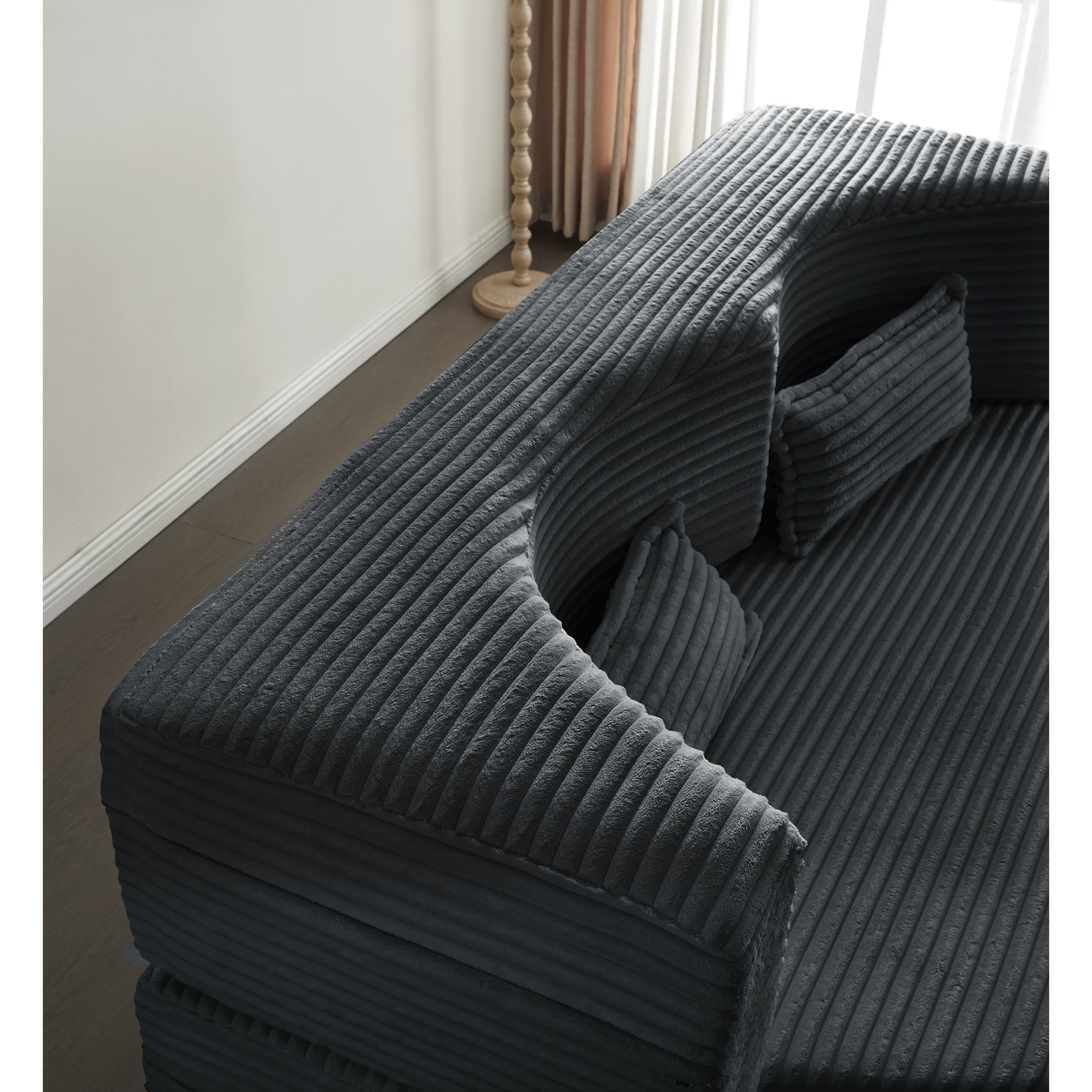 Full Size Convertible Floor Sleeper Sofa Bed