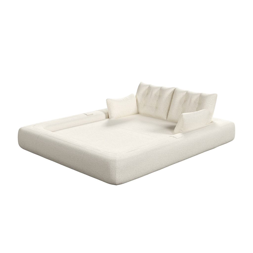 78.7 ' Multi-Functional Teddy Foldable Sofa Bed