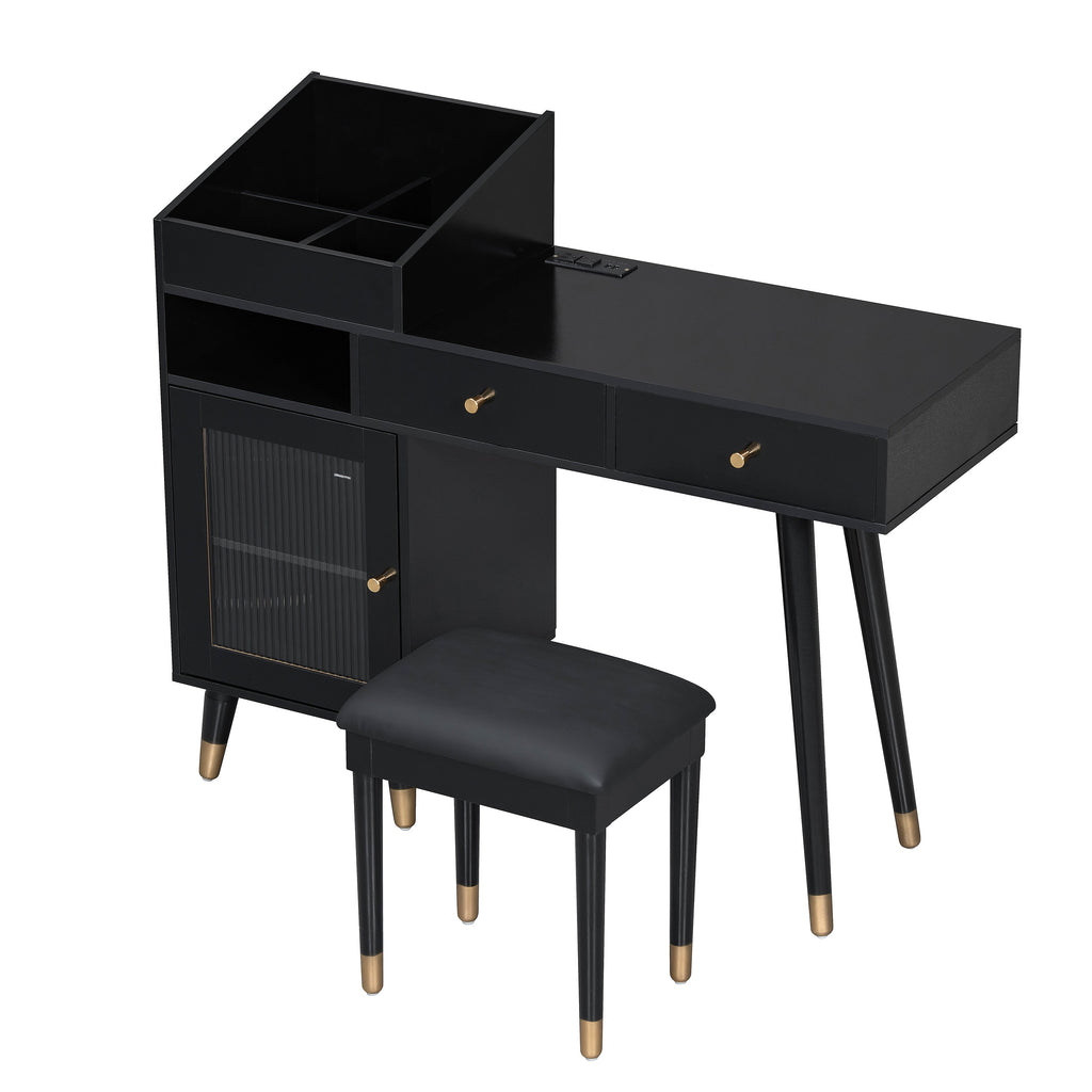 Modern Makeup Vanity Desk with Drawers