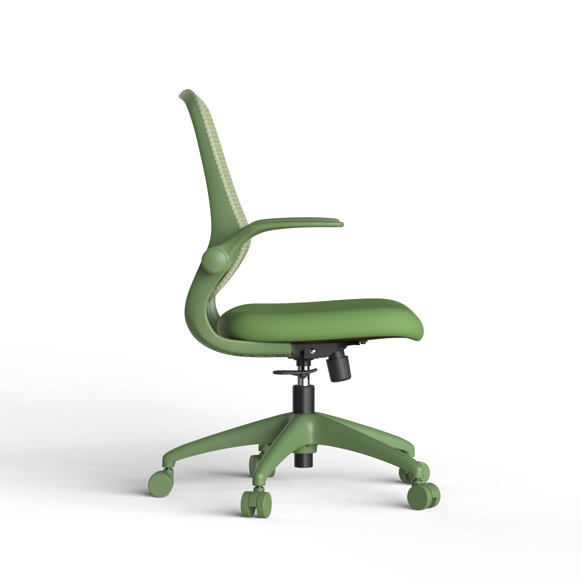 Colorful Ergonomic Office Chair with Flip-Up Armrests