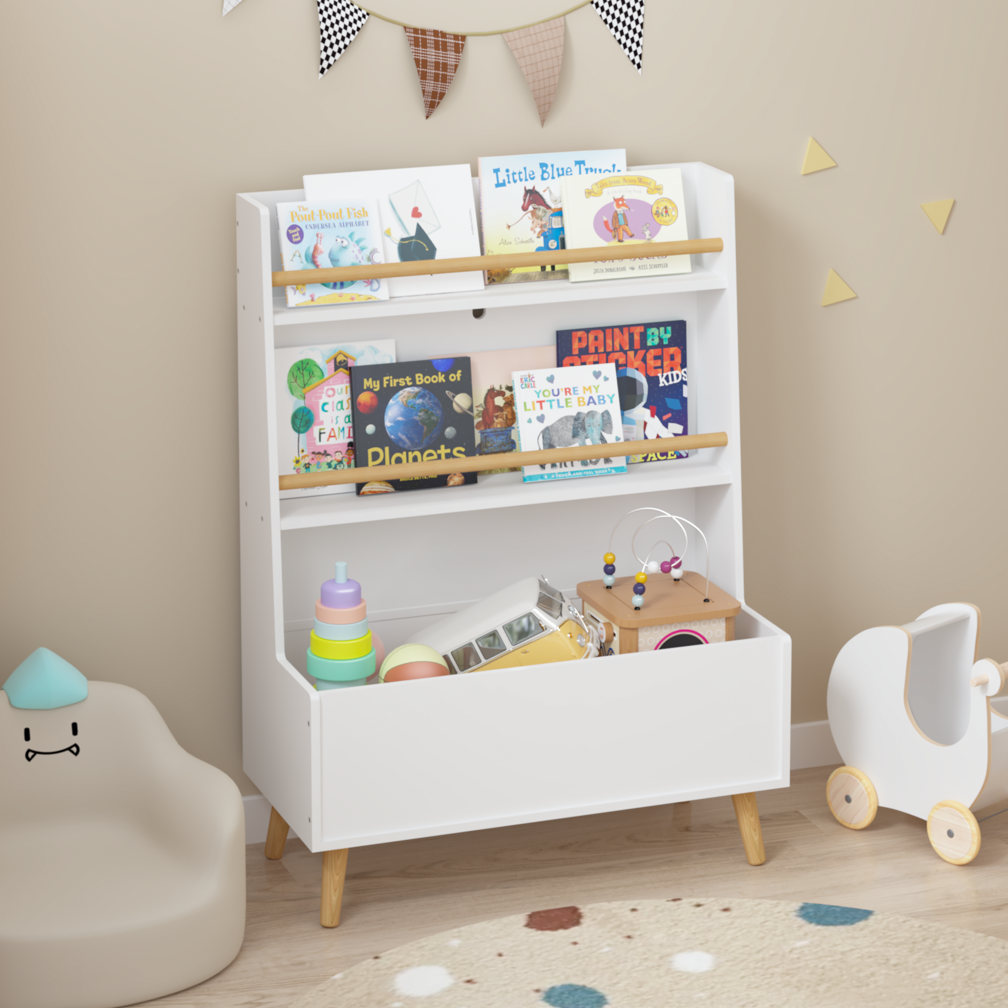 Kids Toy  Storage Cabinet