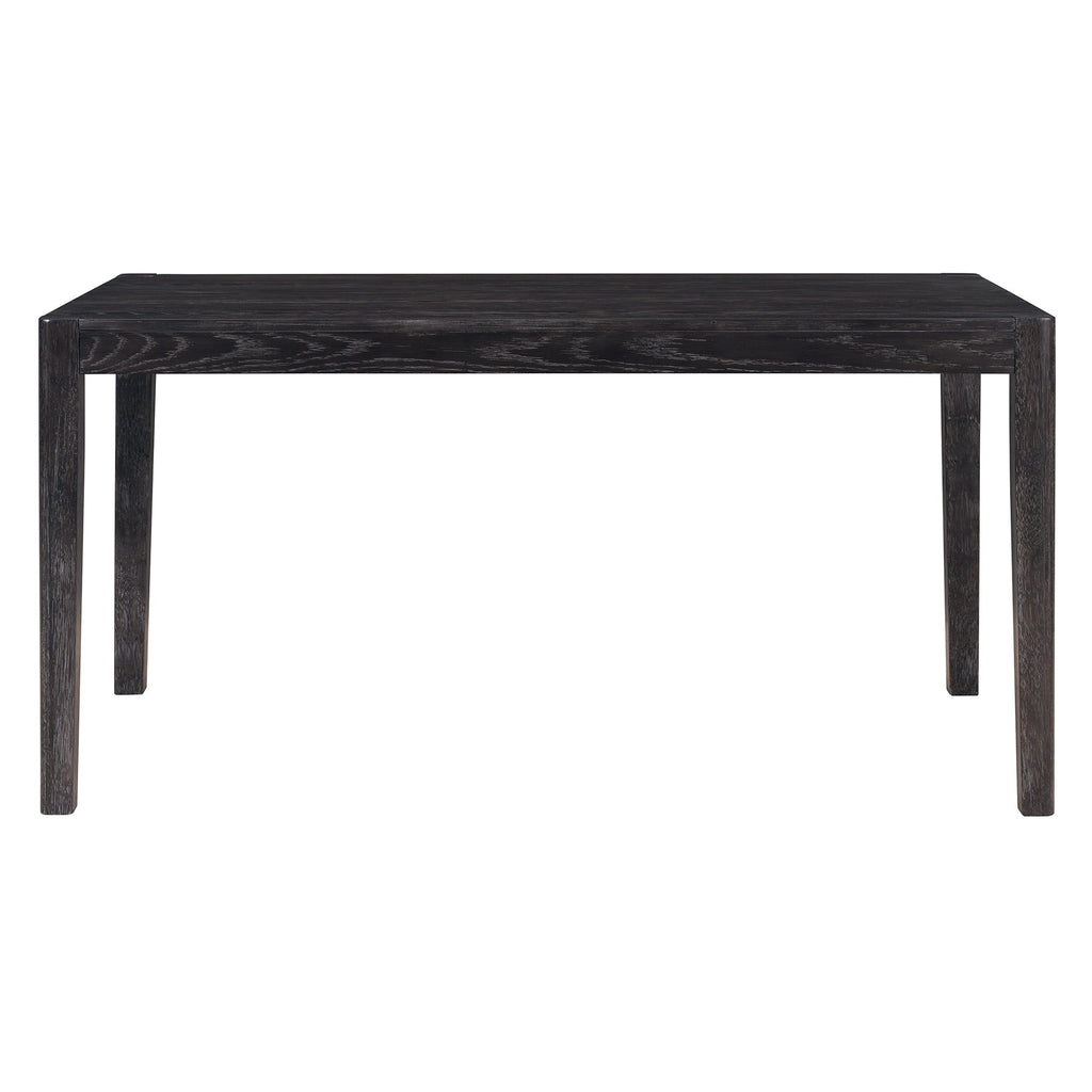 7-Piece Retro Rectangular Wood Dining Table Set