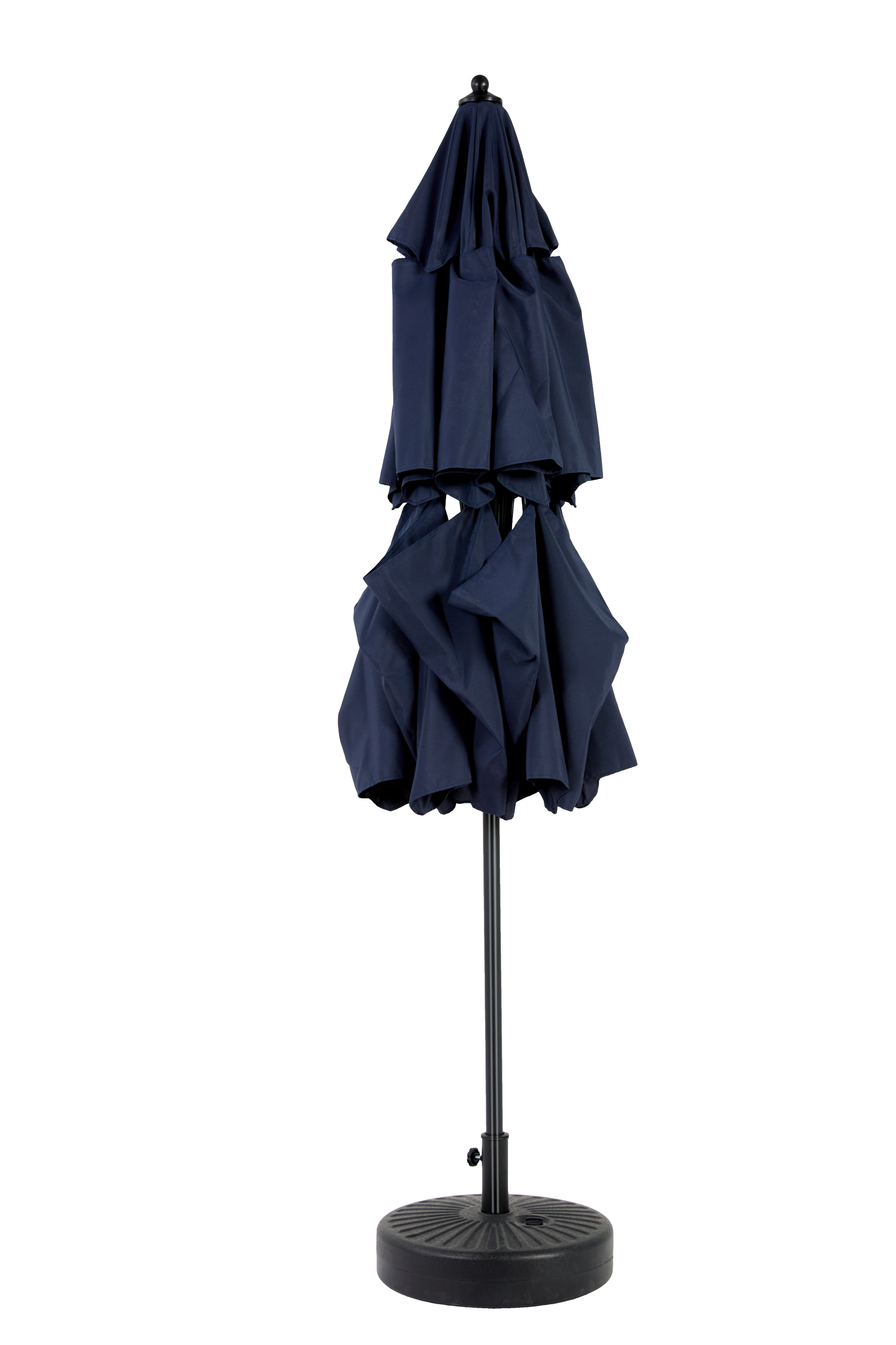 10ft 3-Tier Aluminium Patio Umbrella with Auto-Tilt (No Base)