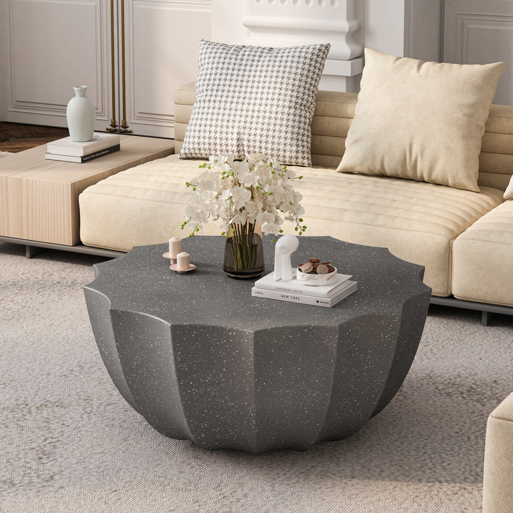 35.43' Modern Outdoor and Indoor Waterproof Coffee Table