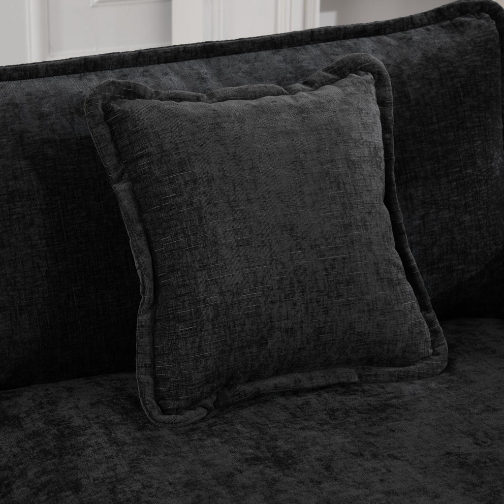 Modern Comfy Upholstered Seat Cushion Sectional Couch (Ottoman is Not Included)