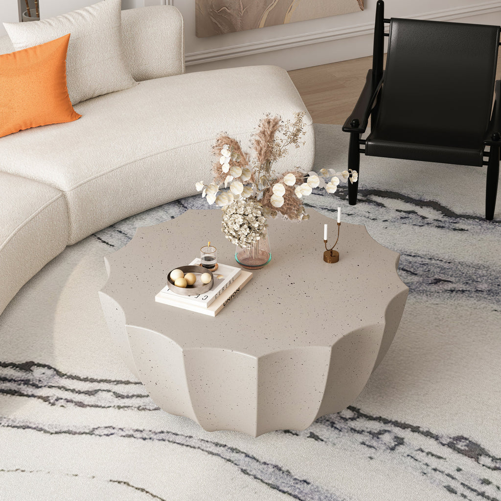 35.43' Modern Outdoor and Indoor Waterproof Coffee Table