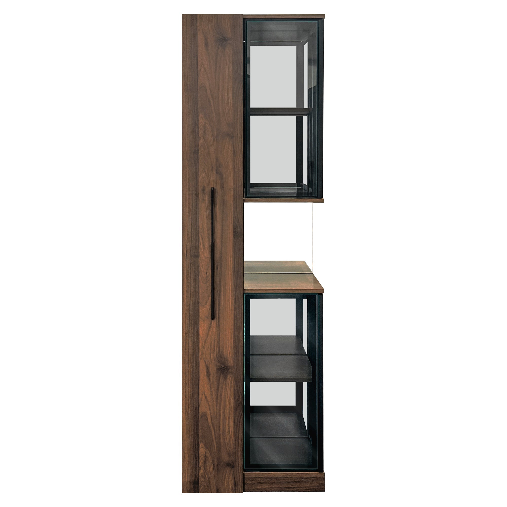 70' Display Cabinet with Glass Doors and Lights