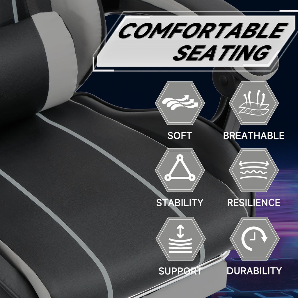 Gaming chair Computer chair Ergonomic chair footrest Office chair lumbarbackrest