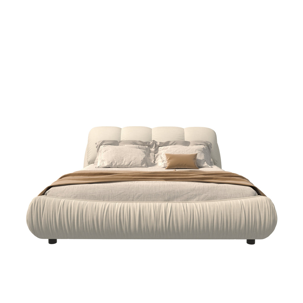 Queen Size Luxury Upholstered Platform Bed