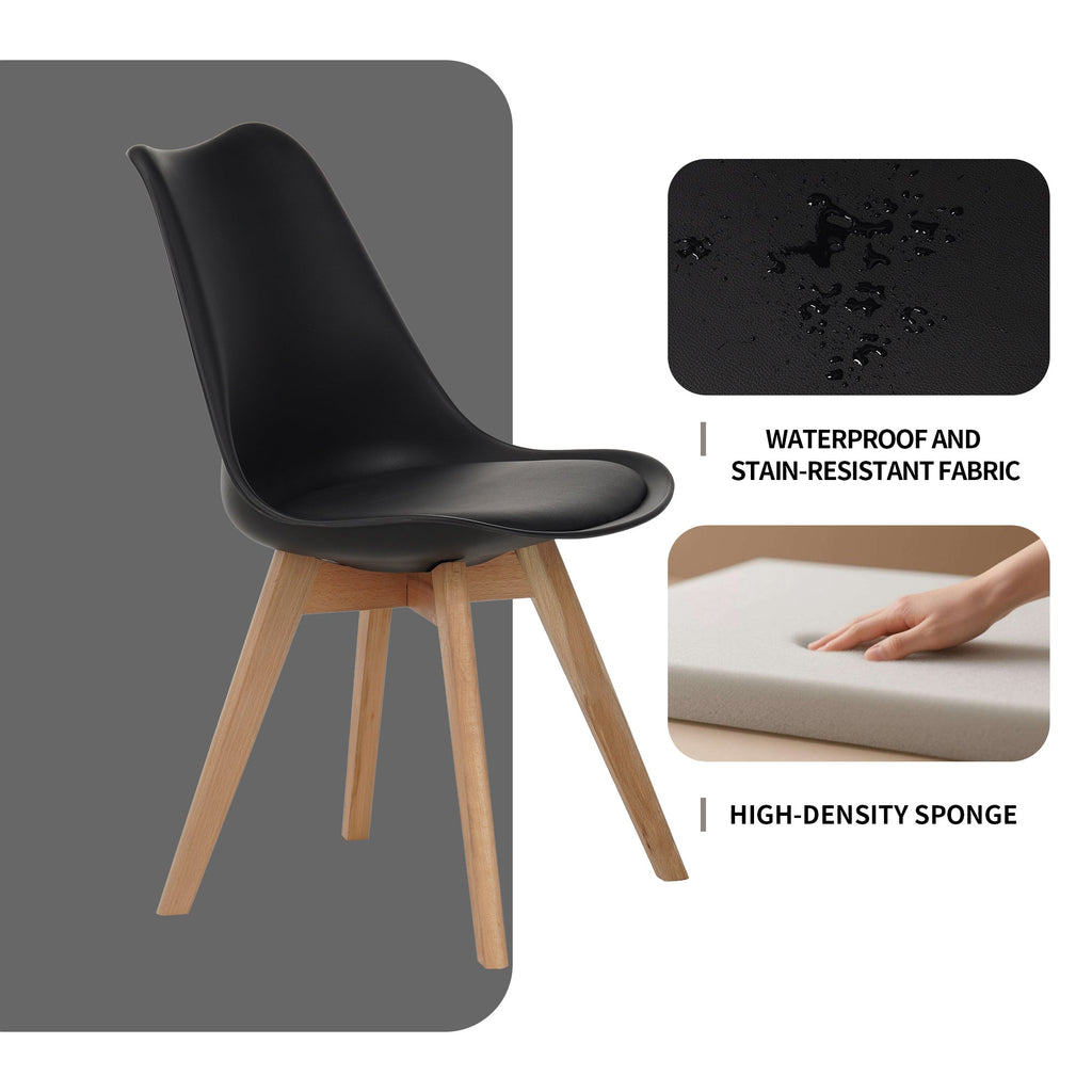 Medieval Modern Style Dining Chairs (Set of Four)