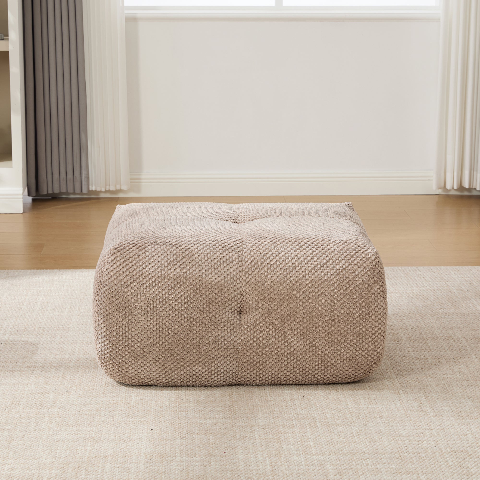 31' Modular Cloud Boneless Accent Chair with Ottoman Set