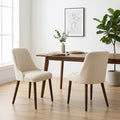 Firmoz Modern Soft Chenille Upholstered Side Chair Dining Chairs