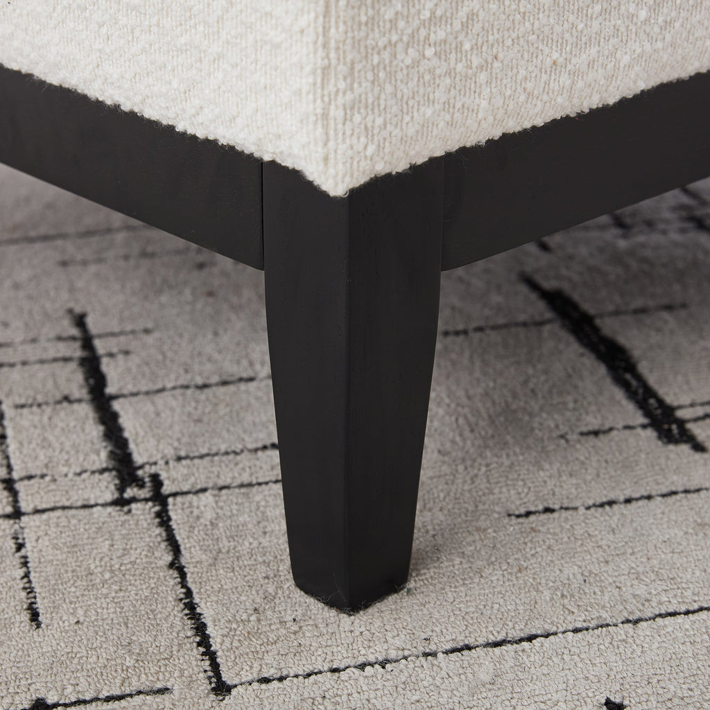 33.86'W Upholstered Wood Base Storage Ottoman