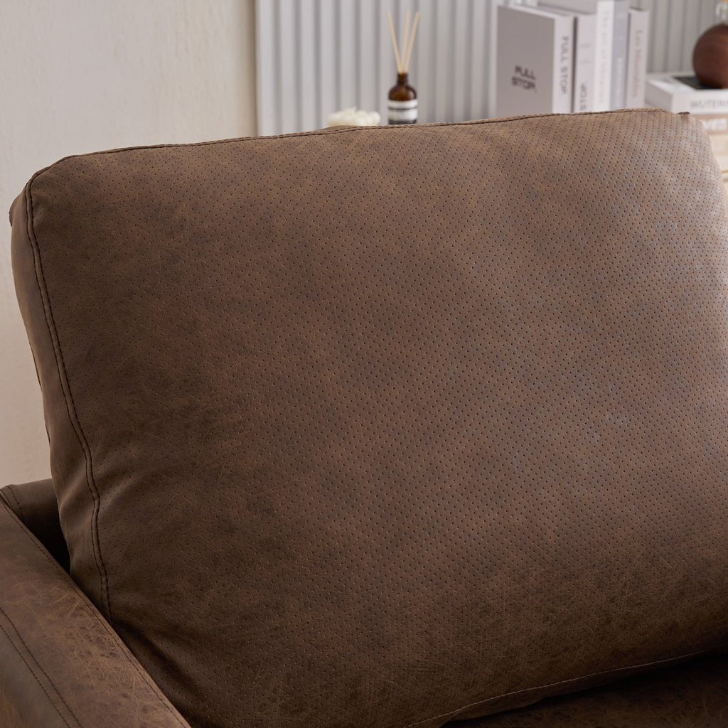 Modern Square Chenille Upholstered Swivel Accent Chair