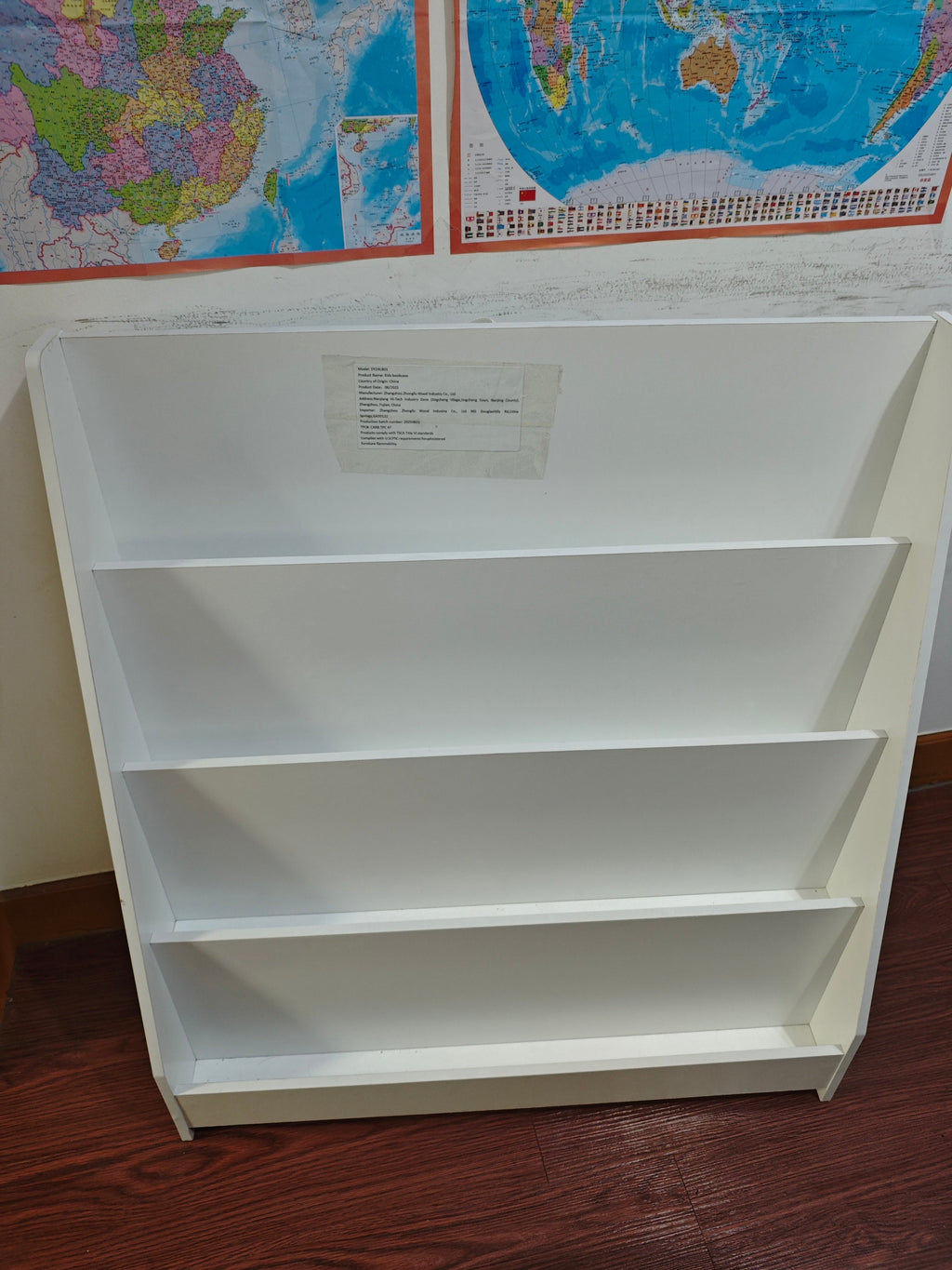 4-Tier MDF Toddler Book Display Shelves Kids Bookshelf