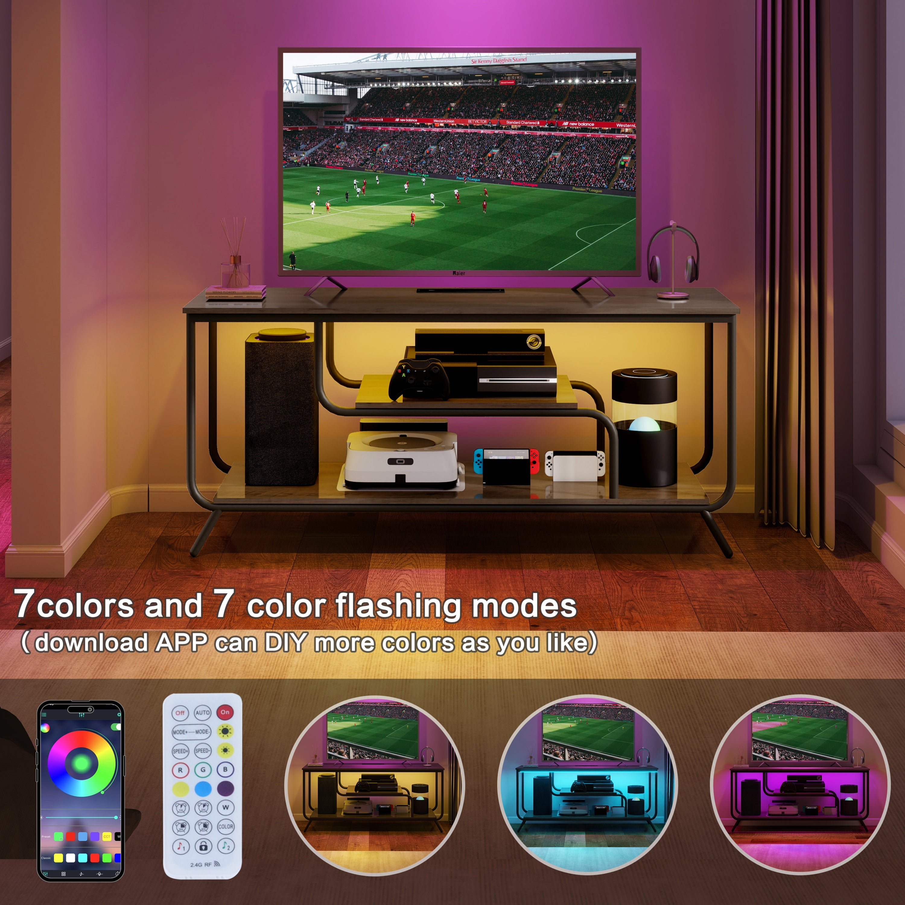 Modern TV Socket and LED Light