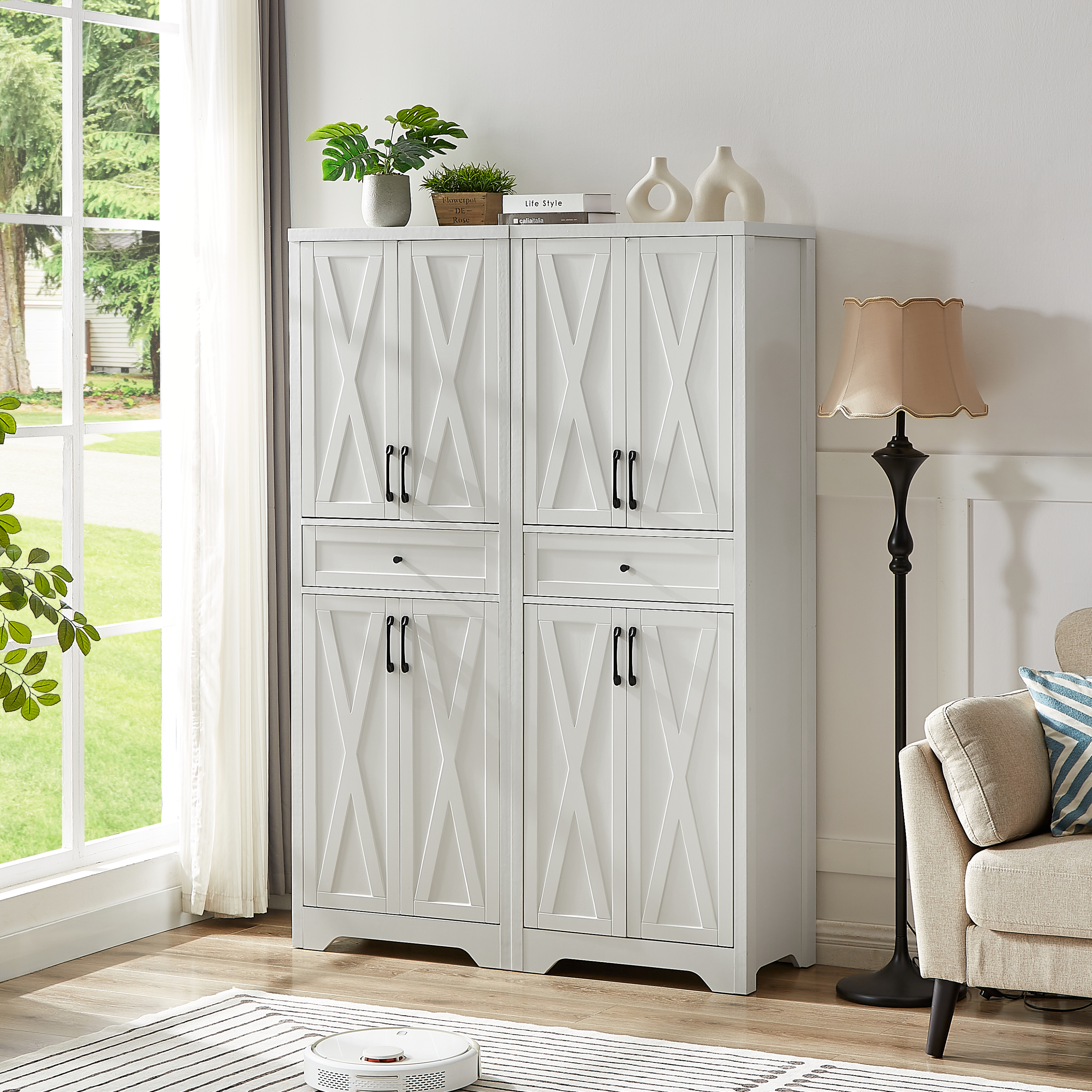 68' High Multi-functional Living Room Sideboard
