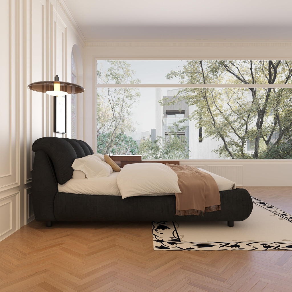 King/Queen Size Luxury Upholstered Platform Bed