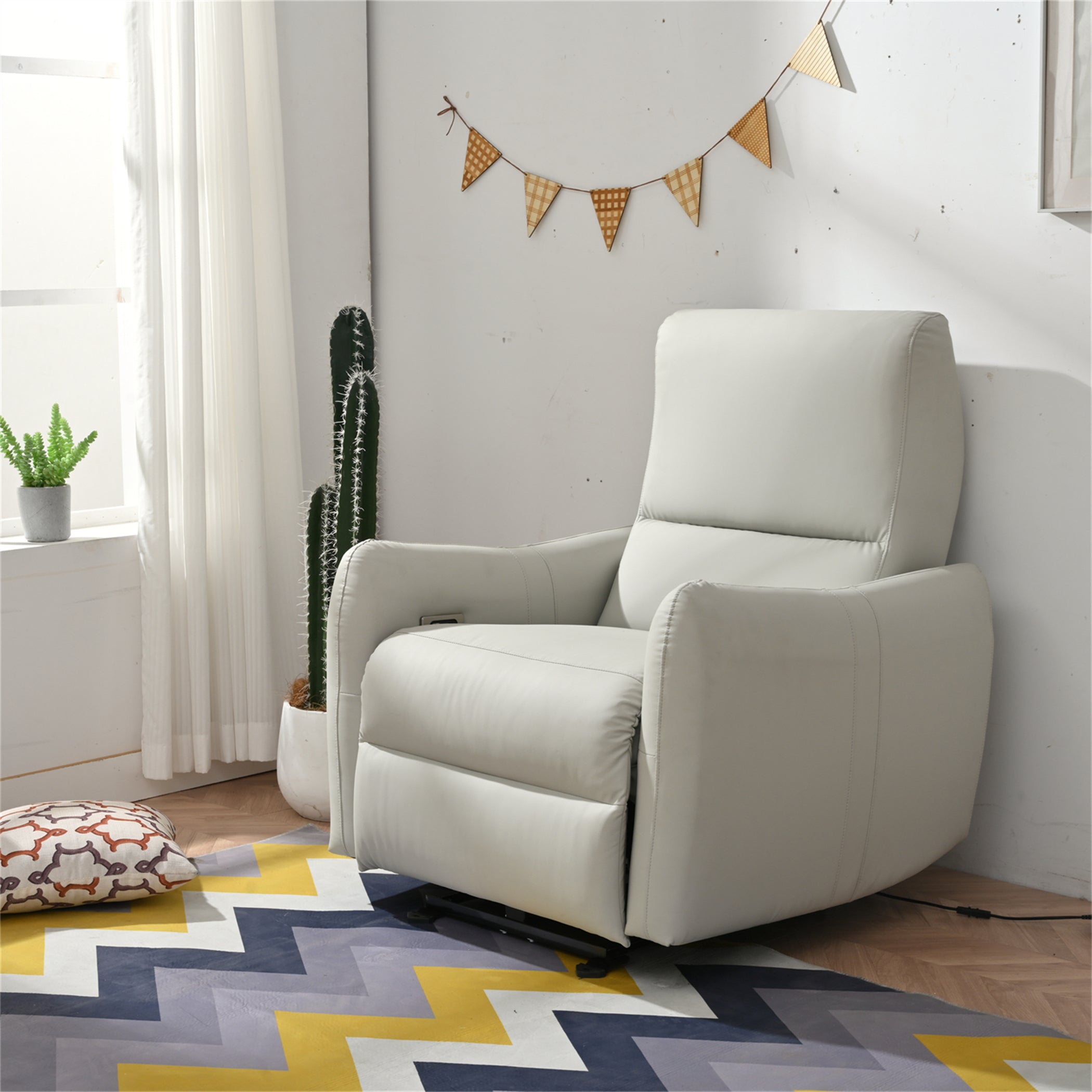 Wall Hugger Power Recliner Chair