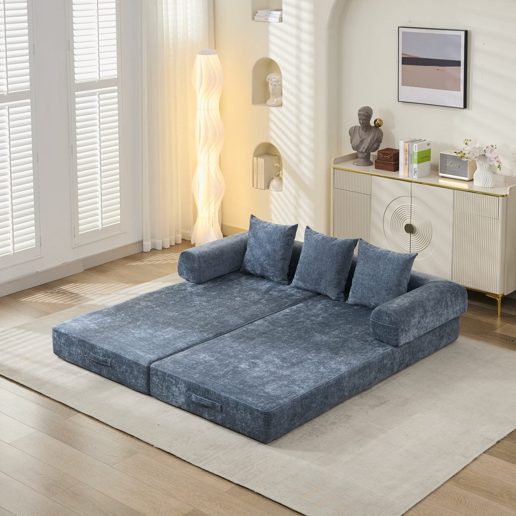 Comfy Convertible Folding Mattress Sofa Bed