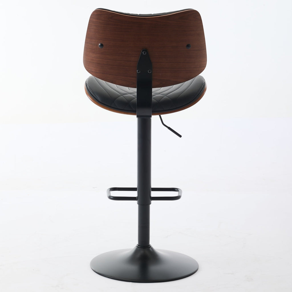 Mid Century Walnut Bentwood Bar Stools