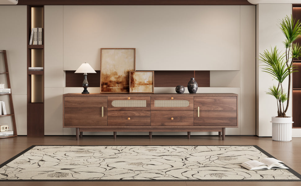 76' Modern Chic Entertainment Center