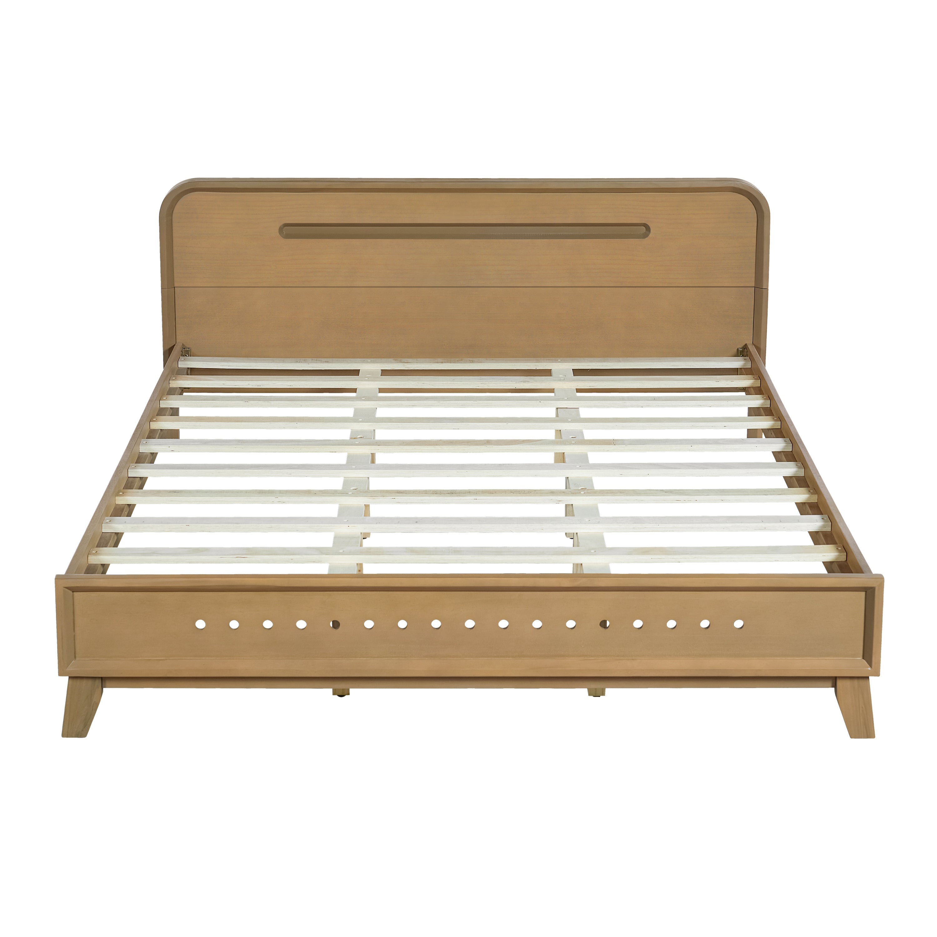 Pine Solid Wood Queen Size Bed