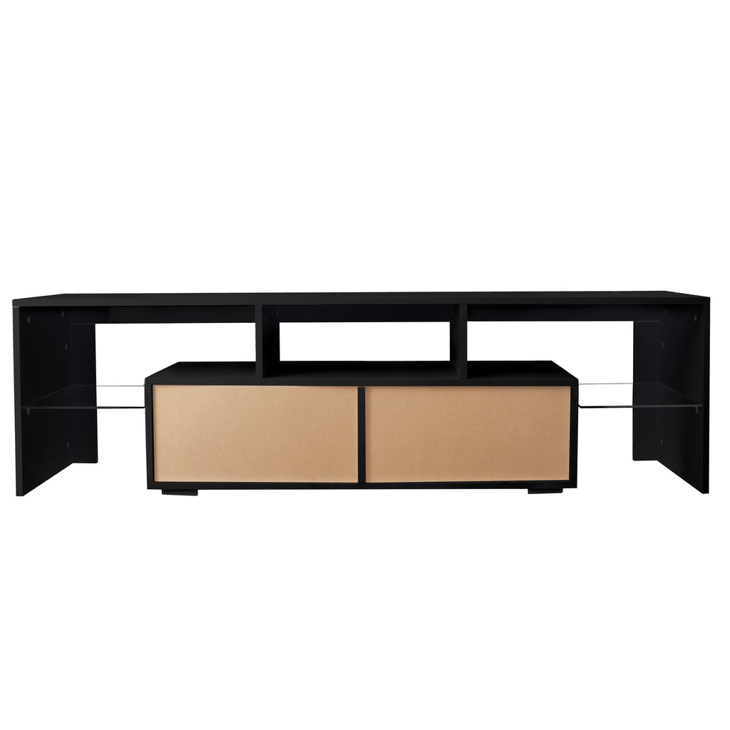 Modern Remote Control 20 Colors LED Lights TV Stand