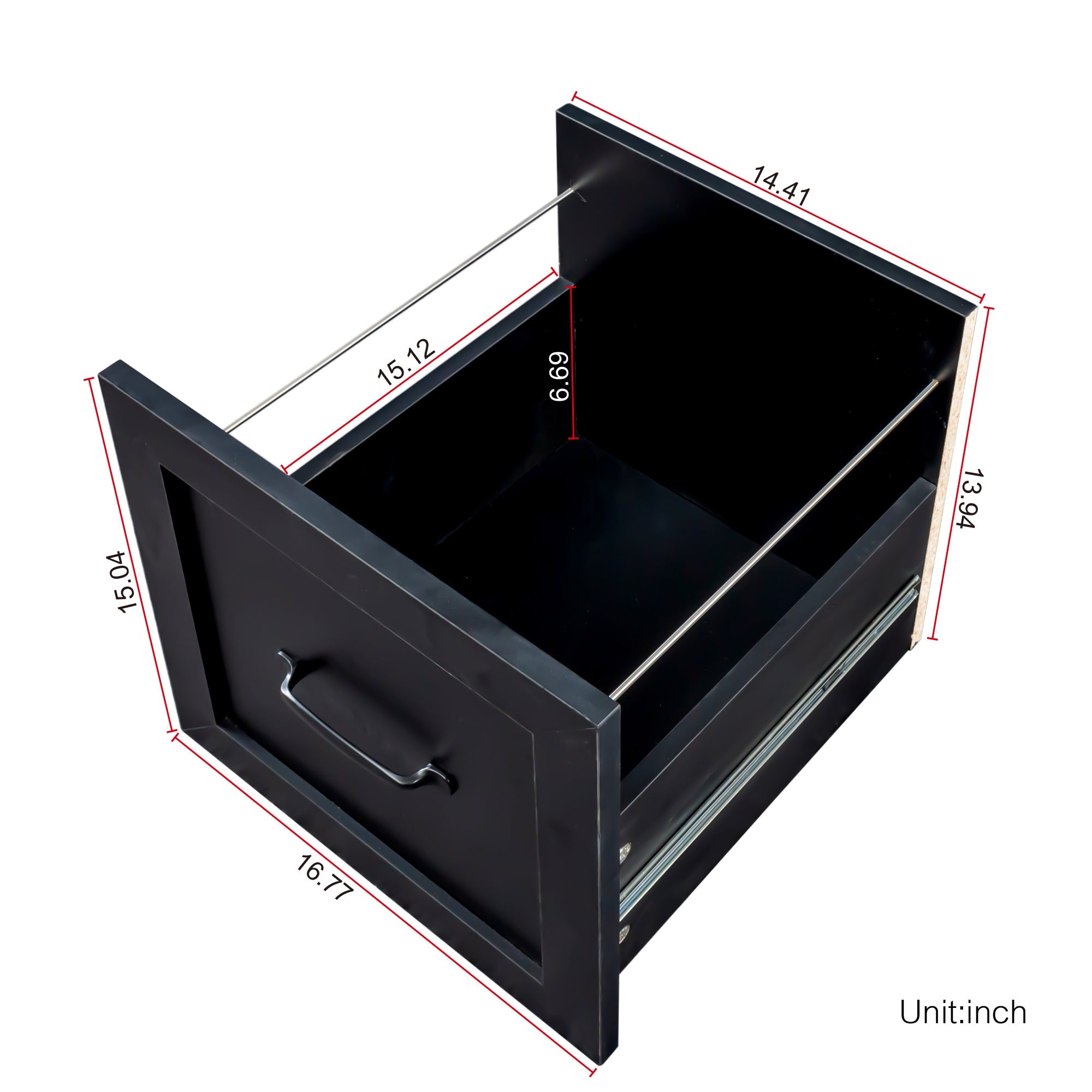 Space-Saving Home Office Computer Workstation with Storage Shelves